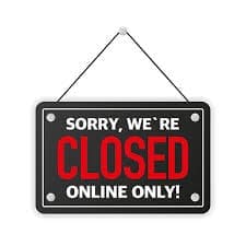 Sorry Closed But Still Online